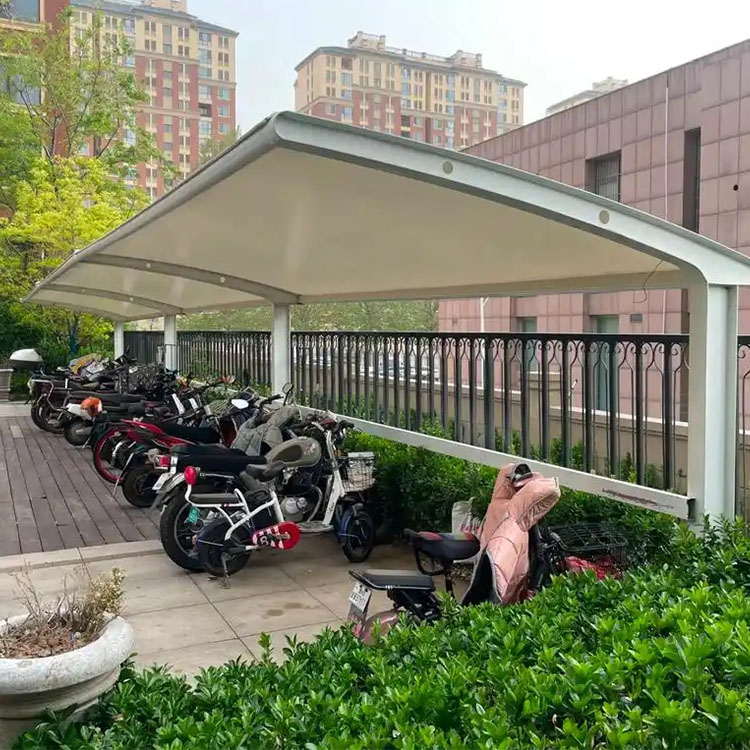 乐昌市膜结构电动车棚